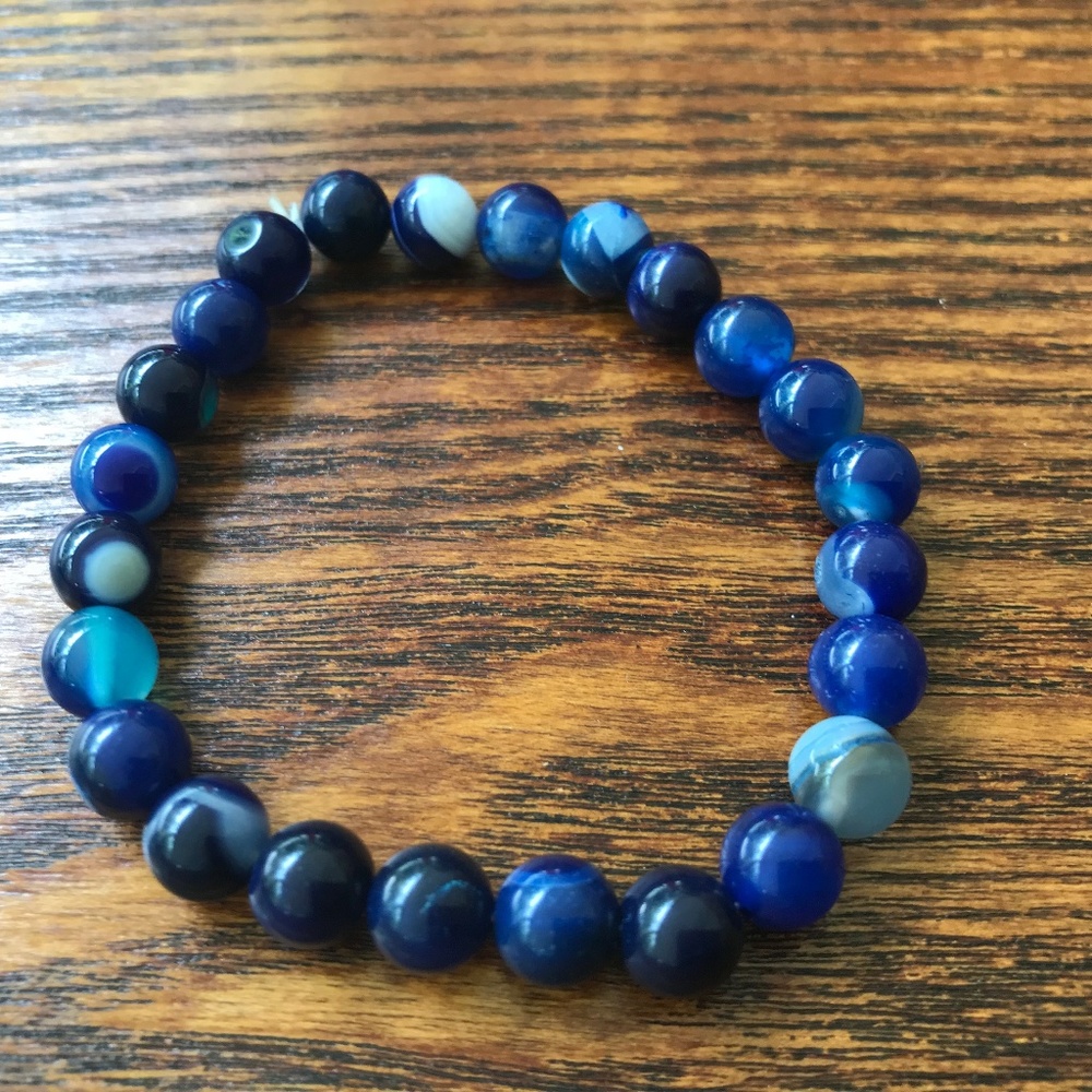 Blue Agate Bracelet